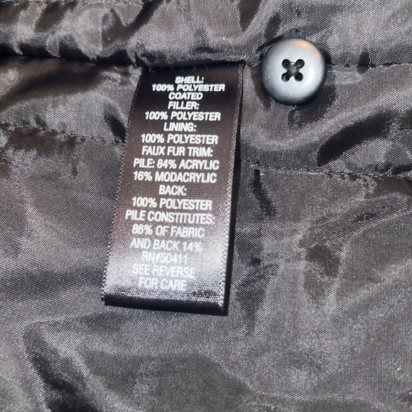 Croft & Barrow Black Full Zip Waterproof Stadium Jacket Size Large - Picture 4 of 7